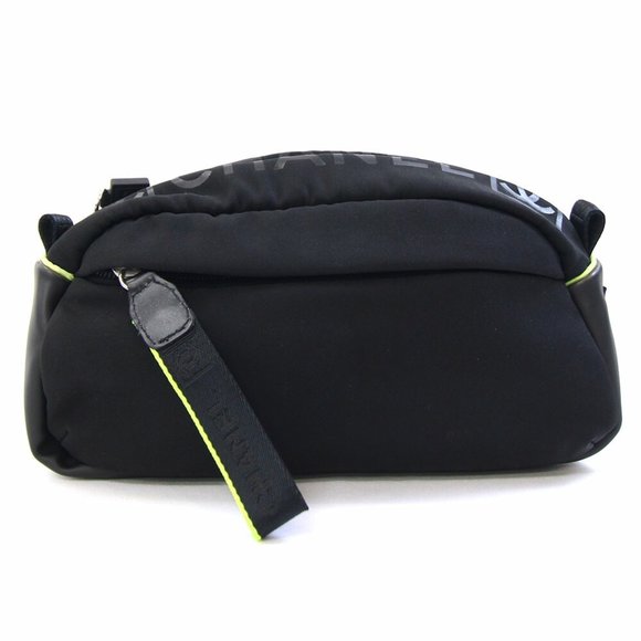 CHANEL Black Logo Pouch - Picture 1 of 8